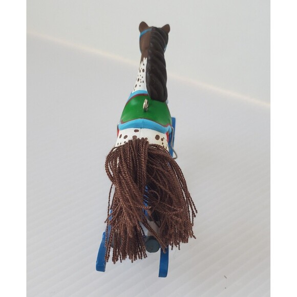 Vtg 90s Hallmark Keepsake Rocking Horse Collectors Ornament 1992 12th in Series - Picture 6 of 8